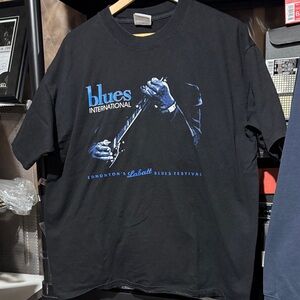Blues International Black T-Shirt